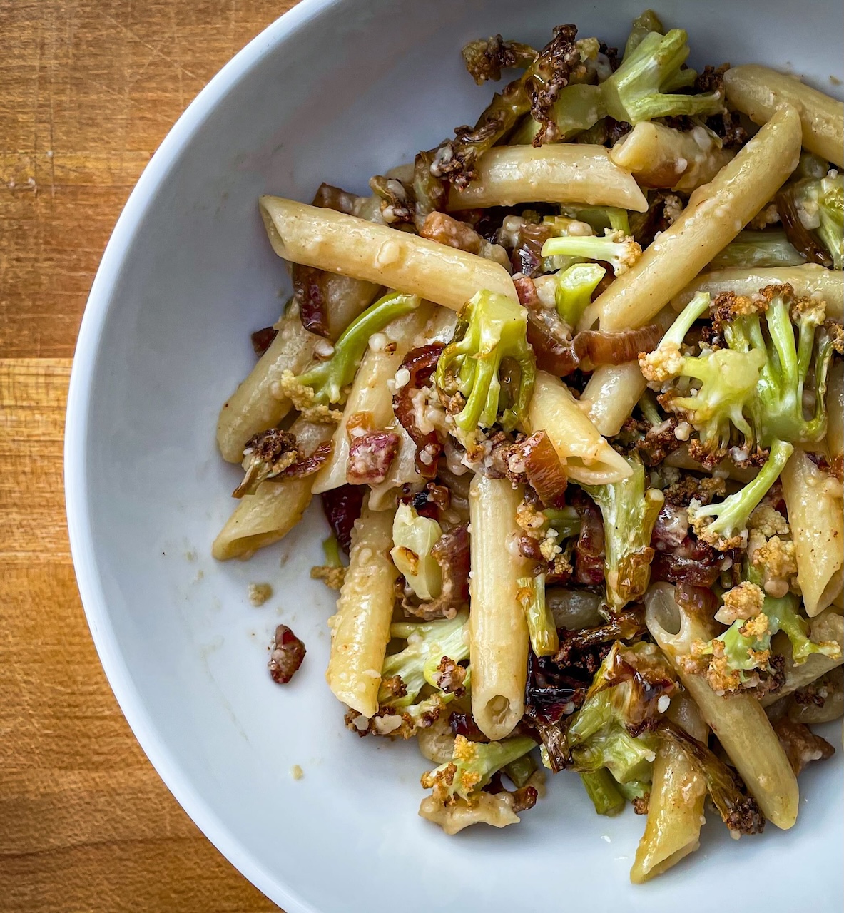 Pasta with Cauliflower and Pancetta
