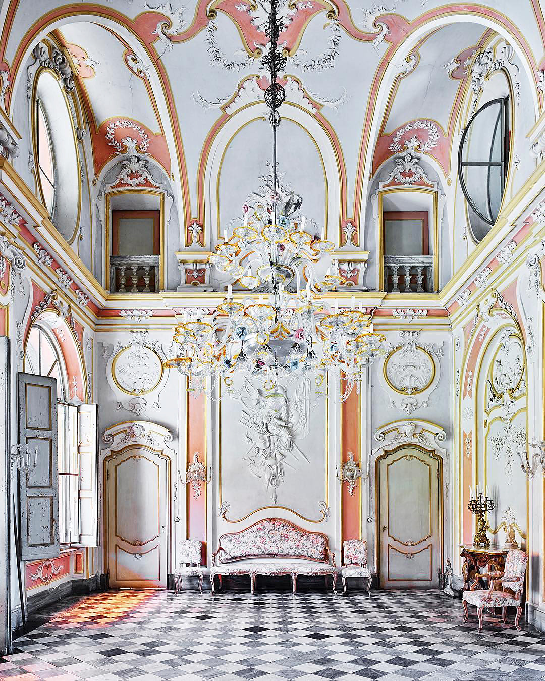 inkxlenses:

Pastel Room, Royal Castle of Racconigi, Italy | ©…