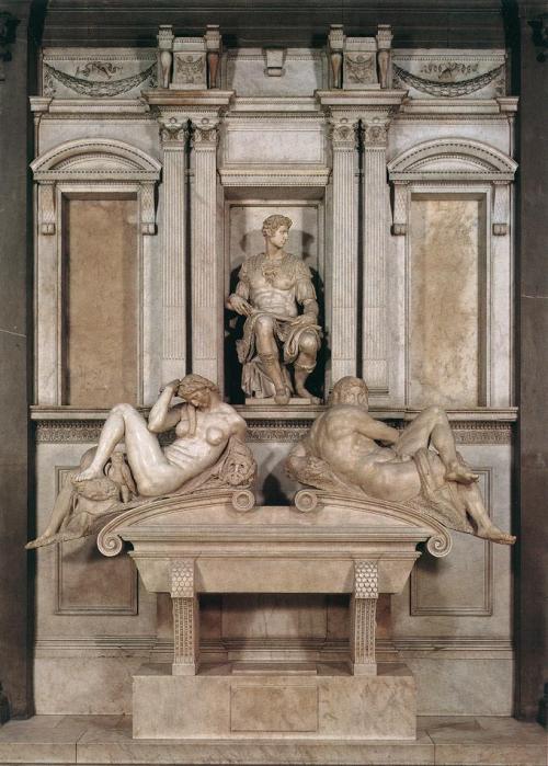 renaissance-art-blog:
Tomb of Giuliano de Medici, 1526,…