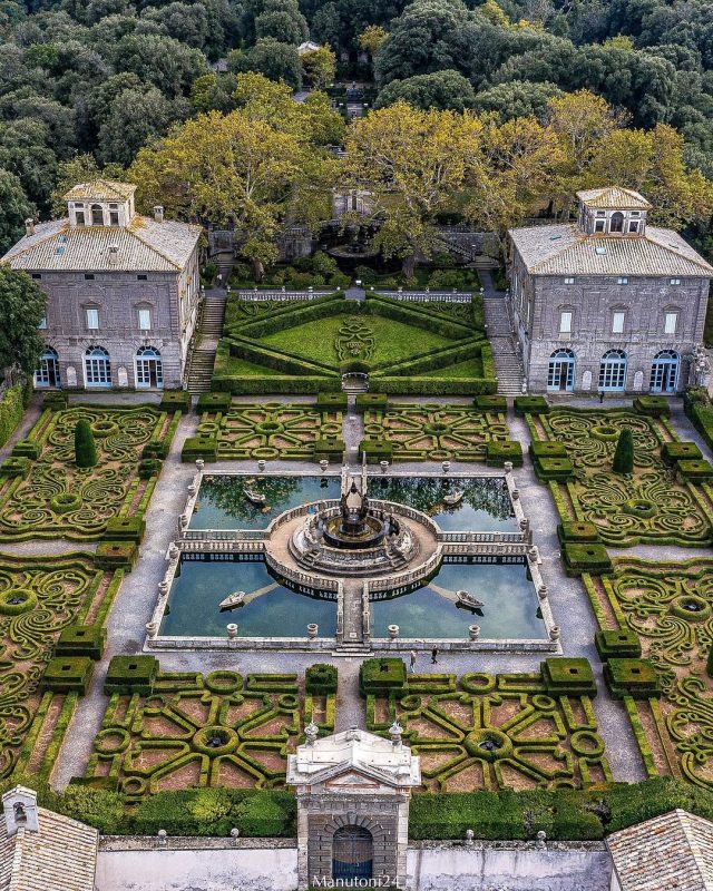 Villa Lante, Bagnaia, Viterbo, Italy,