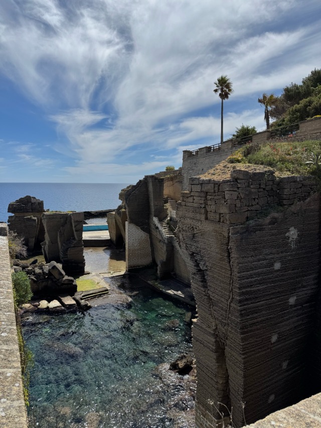 This is Santa Cesarea Terme which is one of the largest centers for thermal baths in the Salento…