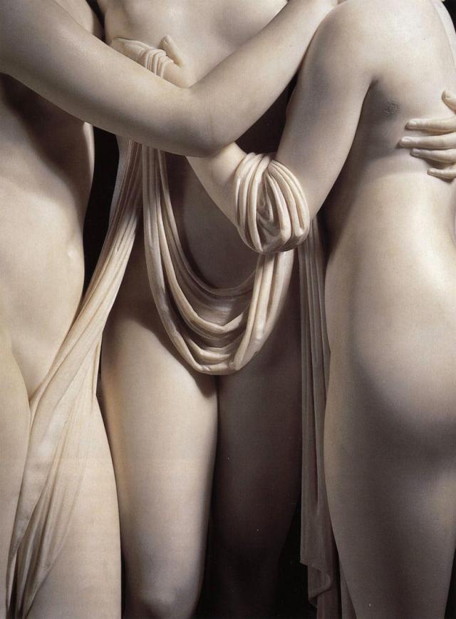 Antonio Canova, Three Graces detail-1815-1817