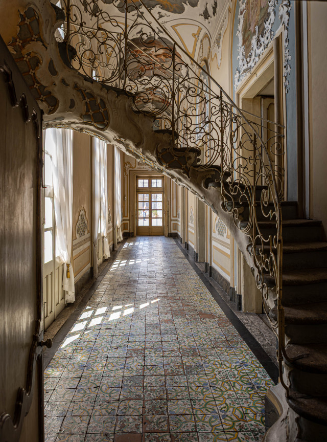 Ornate Staircase, Palazzo Biscari