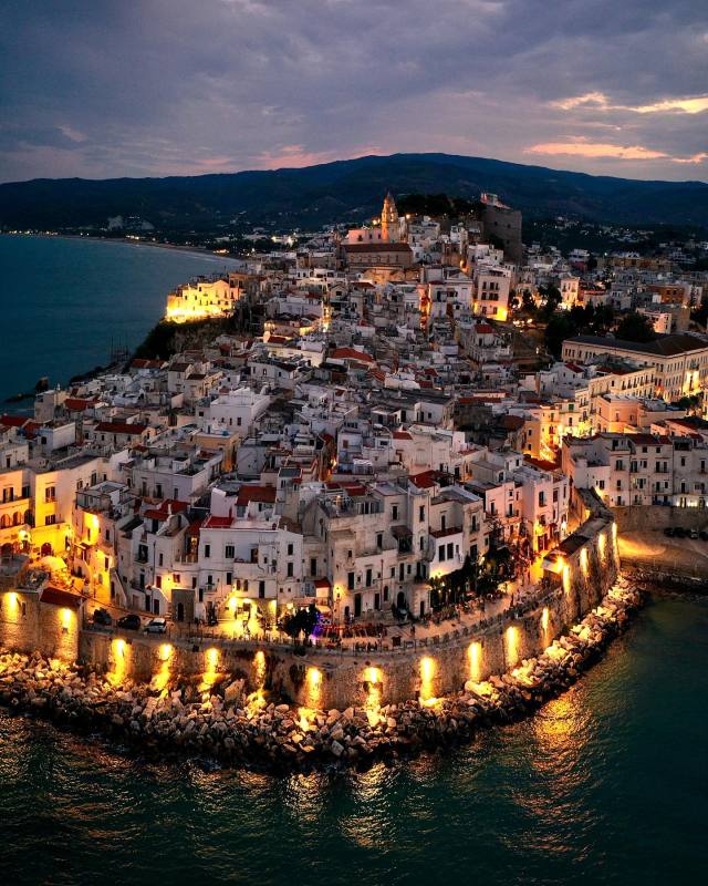 Vieste by night…Italy