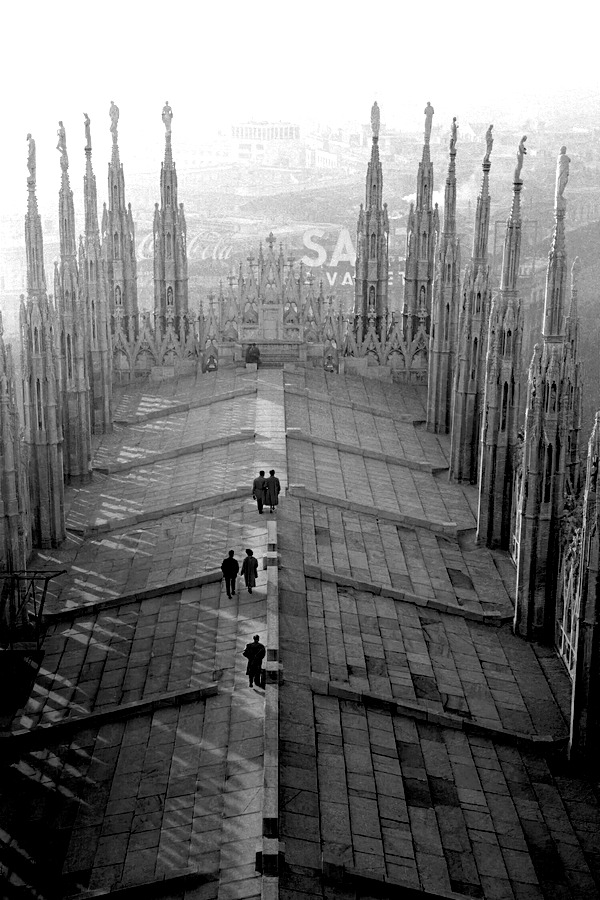 On the Roof of the Duomo by Paolo Di Paolo