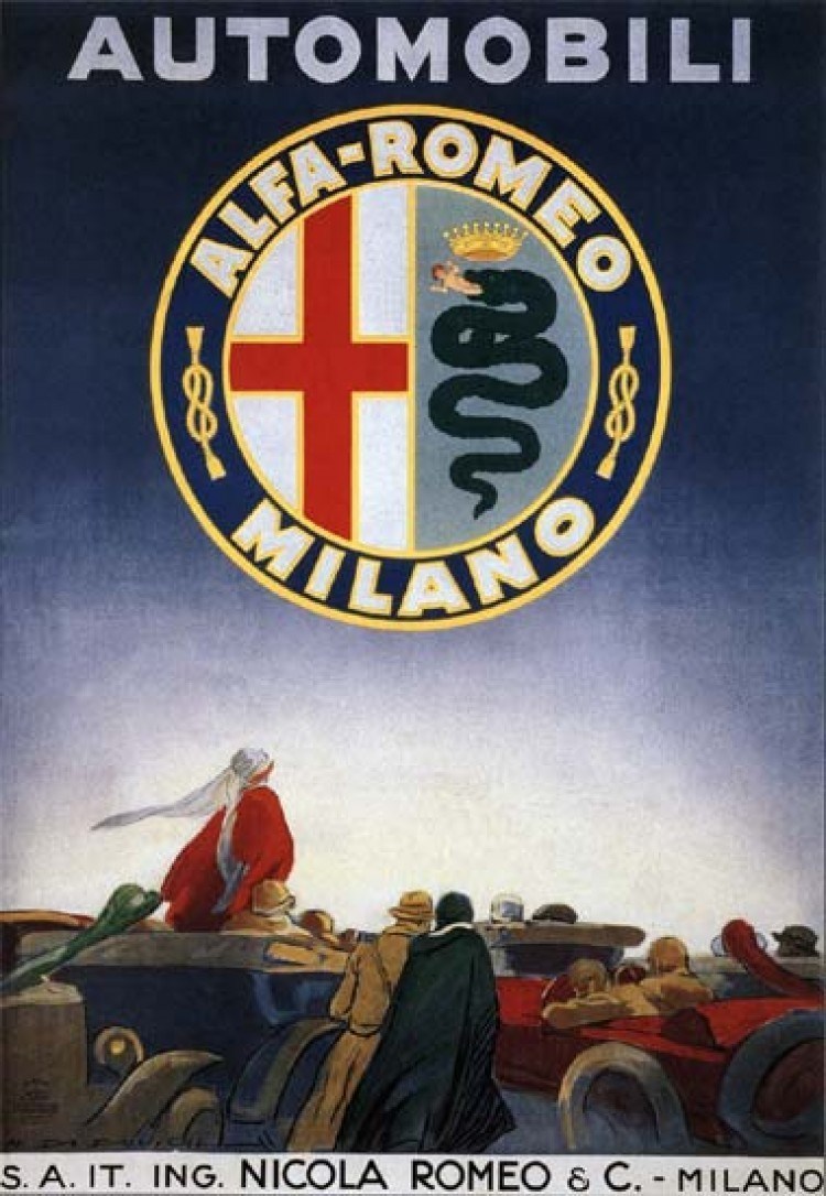 frenchcurious:Affiche Alfa Romeo Automobiles – Nicola Romeo…
