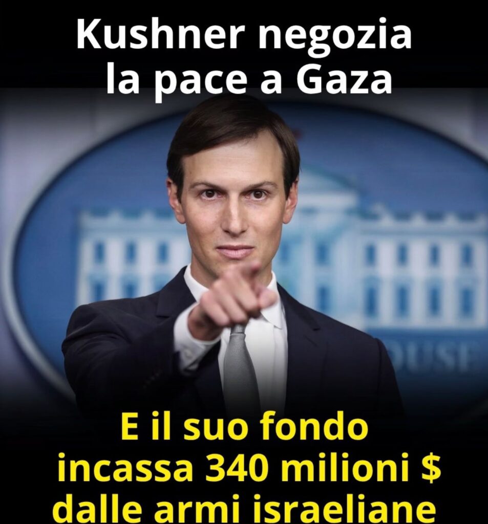 La CNN rivela gli affari di guerra di Kushner, genero di Trump