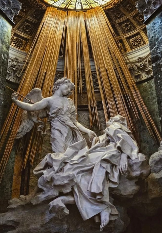 Giovanni Lorenzo Bernini – «Ecstasy of St. Teresa», 1651 – marble